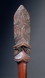 Taiaha Asası (ahşap)